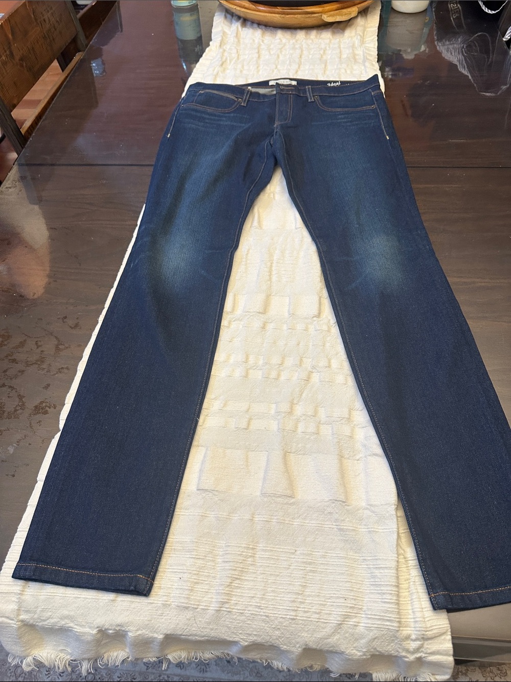 Henry & Belle Women's Straight-Leg Jeans in Indigo Blue
